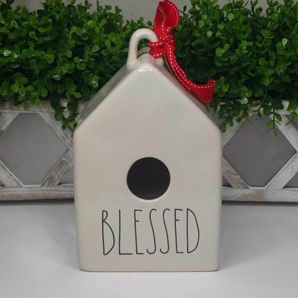 Rae Dunn BLESSED BIRDHOUSE NWT